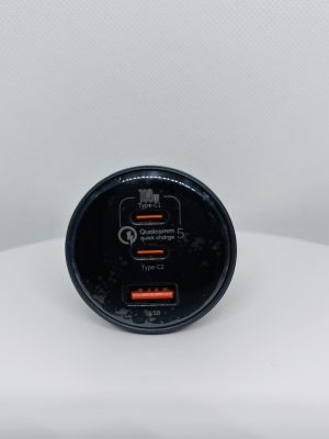 Автомобільна зарядка Baseus 160W з підтримкою Quick Charge 5 та трьома портами