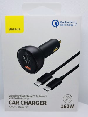 Оригінальна коробка автомобільного зарядного пристрою Baseus 160W