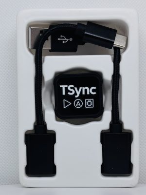 ⁠Комплект поставки бездротового адаптера CarPlay TSync Go